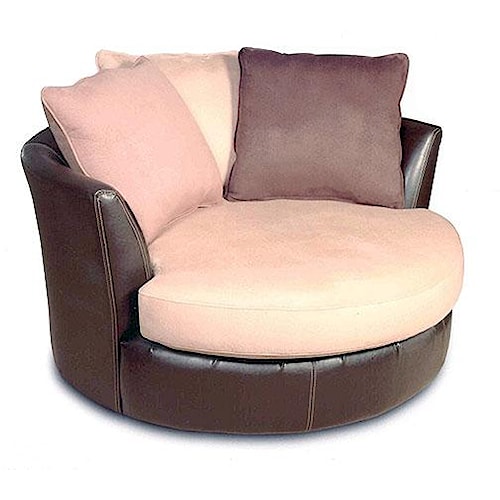 Albany 348 Laredo Swivel Pod Chair - A1 Furniture & Mattress - Uph